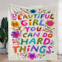 HKM-149971 Super Soft Flannel Blanket - Multiple Sizes, All-Season Design in Polyester Fiber