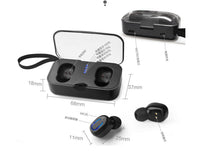 HKM-150035 Wireless Bluetooth Headset TI8S - TWS Earbuds with 5.0 Connectivity for Clear Binaural Calls