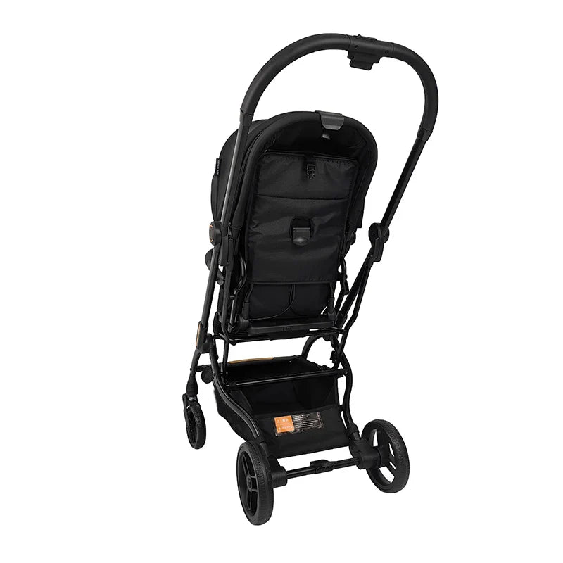 KTX-150163 Portable 2-in-1 Baby Trolley Pram with Five-Point Safety Belt for Newborns