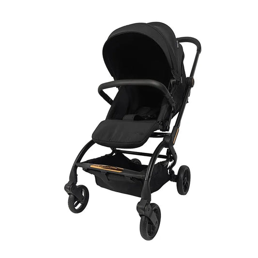 KTX-150163 Portable 2-in-1 Baby Trolley Pram with Five-Point Safety Belt for Newborns