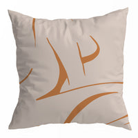 HKM-150355 Nordic Abstract Geometric Throw Pillow Cover in Peach Skin - 45x45CM