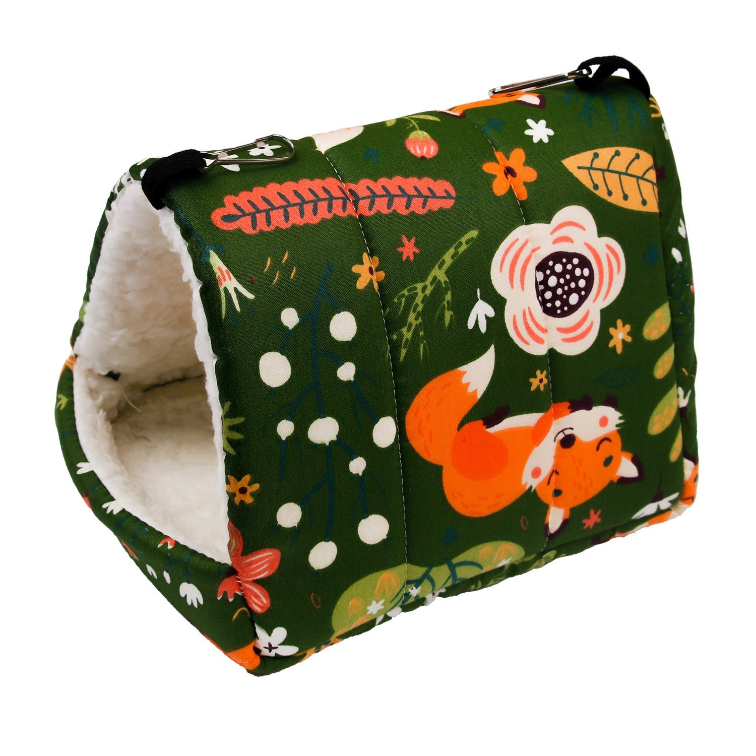 HKM-150419 Cozy Flannel Pet Nest for Hamsters, Hedgehogs, Sugar Gliders and Small Animals - Warm Winter Sleeping Bag