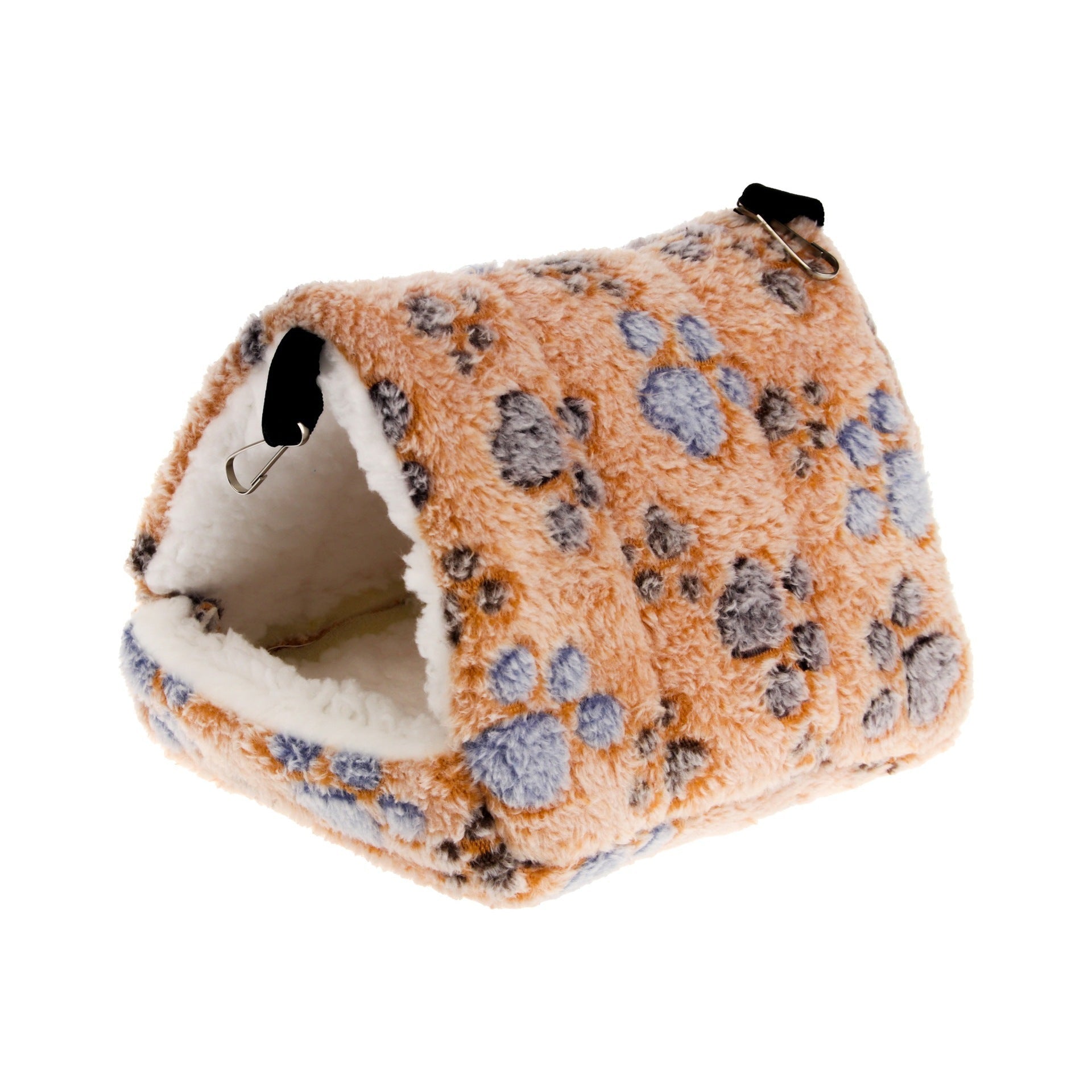 HKM-150419 Cozy Flannel Pet Nest for Hamsters, Hedgehogs, Sugar Gliders and Small Animals - Warm Winter Sleeping Bag