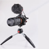HKM-150483 Portable Tripod with Ball Head for Mobile Phones, Compatible with iPhone Models, Aluminum Alloy Construction