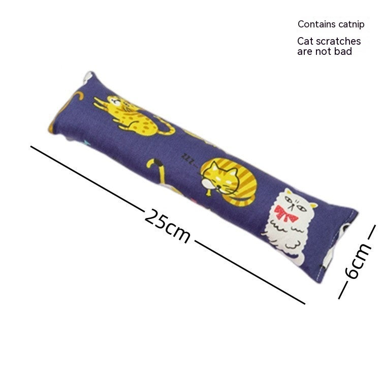 HKM-150739 Creative Catnip Pillow Cat Teaser Toy Cat Pillow Pet Supplies Bite Grinding Claw Cross-border Amazon Hot