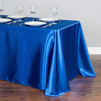 HKM-151123 Satin Rectangle Table Cloth for Weddings and Parties - 1 Piece