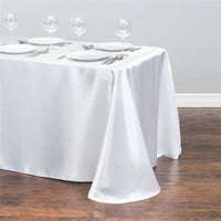 HKM-151123 Satin Rectangle Table Cloth for Weddings and Parties - 1 Piece