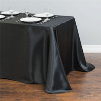 HKM-151123 Satin Rectangle Table Cloth for Weddings and Parties - 1 Piece