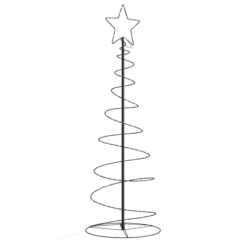 HKM-151251 LED Christmas Tree with 100 Warm White Lights, 150 cm Height, 8 Lighting Effects