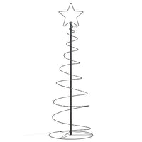 HKM-151251 LED Christmas Tree with 100 Warm White Lights, 150 cm Height, 8 Lighting Effects