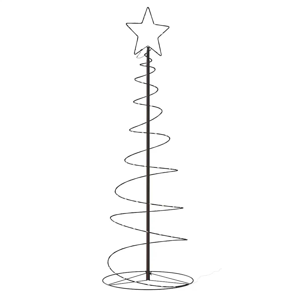 HKM-151251 LED Christmas Tree with 100 Warm White Lights, 150 cm Height, 8 Lighting Effects