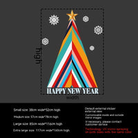 HKM-151571 Bohemian PVC Wall Stickers - Decorative Flame Retardant for Christmas Garland Decor