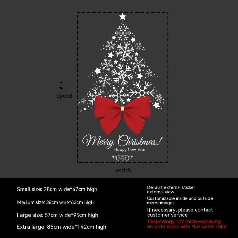 HKM-151571 Bohemian PVC Wall Stickers - Decorative Flame Retardant for Christmas Garland Decor