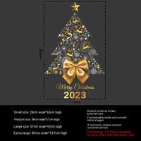 HKM-151571 Bohemian PVC Wall Stickers - Decorative Flame Retardant for Christmas Garland Decor