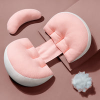 HKM-151571 Pregnancy Support Pillow with Waist Pad and Auxiliary Pillow - Modern Style, Multiple Colors