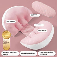 HKM-151571 Pregnancy Support Pillow with Waist Pad and Auxiliary Pillow - Modern Style, Multiple Colors