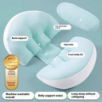 HKM-151571 Pregnancy Support Pillow with Waist Pad and Auxiliary Pillow - Modern Style, Multiple Colors