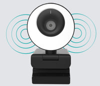 HKM-151635 1080P USB Camera with Built-in Microphone and Night Vision for Desktop and Notebook Use