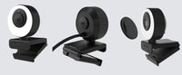 HKM-151635 1080P USB Camera with Built-in Microphone and Night Vision for Desktop and Notebook Use