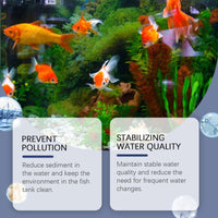 HKM-151955 Aquarium Water Quality Clarifying Agent - 100ml Decontamination Cleaner for Freshwater and Saltwater Tanks