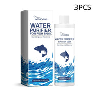 HKM-151955 Aquarium Water Quality Clarifying Agent - 100ml Decontamination Cleaner for Freshwater and Saltwater Tanks