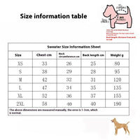 HKM-152019 Thick Warm Wool Dog Sweater for Autumn and Winter in Monochrome and Two-Tone Styles