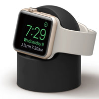 HKM-152467 Silicone Charging Stand for Apple Watch Series 5 – Compact Desktop Docking Base
