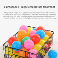 HKM-152531 Indoor Colorful Inflatable Ball Pit Set - Phthalate Free Elastic Ocean Balls for All Ages