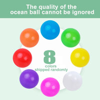 HKM-152531 Indoor Colorful Inflatable Ball Pit Set - Phthalate Free Elastic Ocean Balls for All Ages