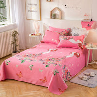 HKM-152595 Universal Thickened Skin-Friendly Bed Sheet Set - Available in Multiple Sizes for All Seasons