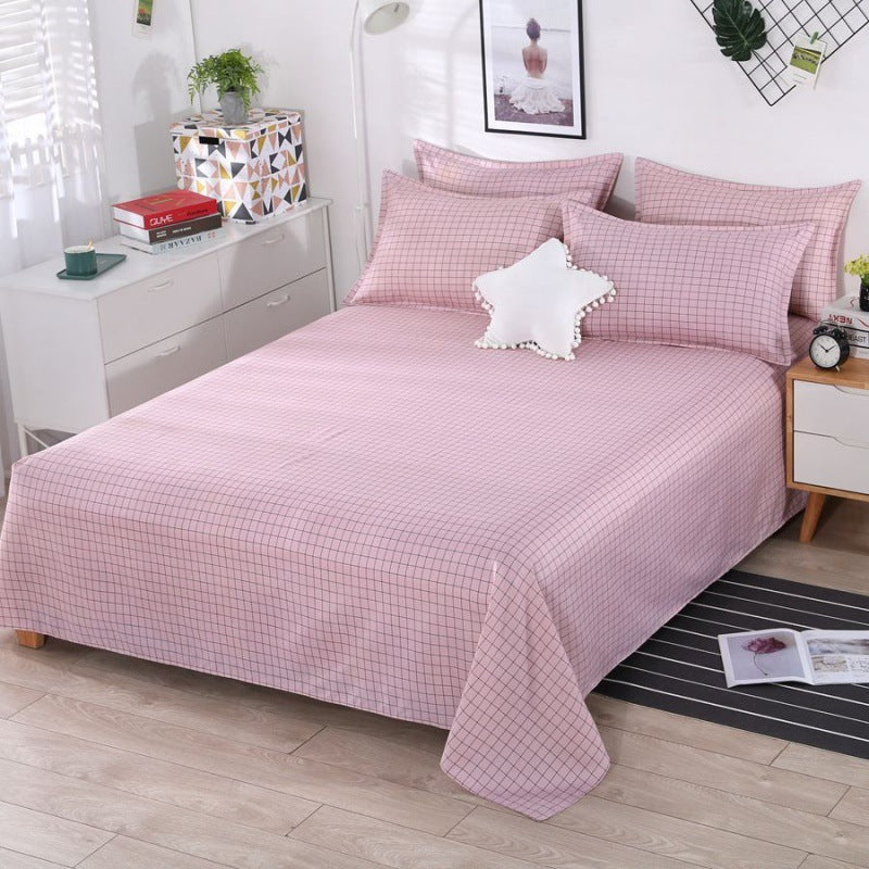 HKM-152595 Universal Thickened Skin-Friendly Bed Sheet Set - Available in Multiple Sizes for All Seasons
