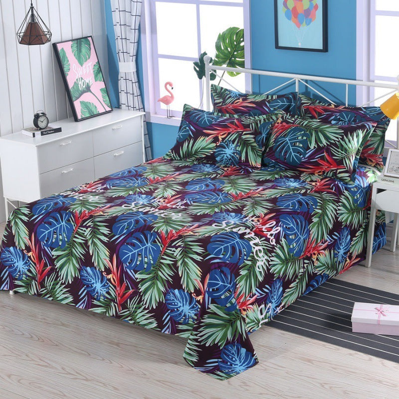 HKM-152595 Universal Thickened Skin-Friendly Bed Sheet Set - Available in Multiple Sizes for All Seasons