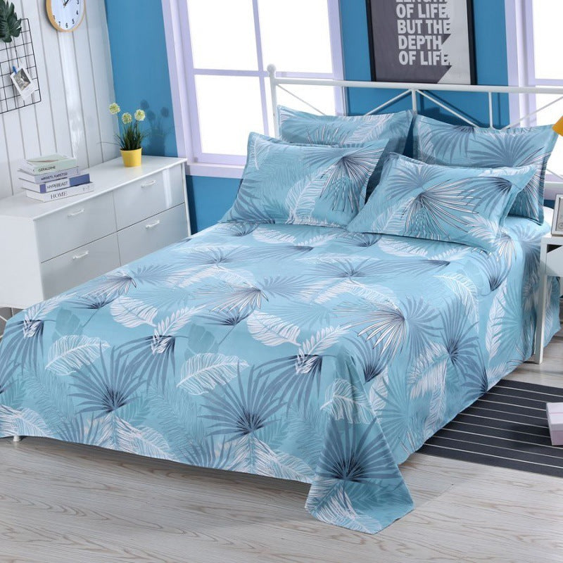 HKM-152595 Universal Thickened Skin-Friendly Bed Sheet Set - Available in Multiple Sizes for All Seasons