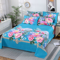 HKM-152595 Universal Thickened Skin-Friendly Bed Sheet Set - Available in Multiple Sizes for All Seasons