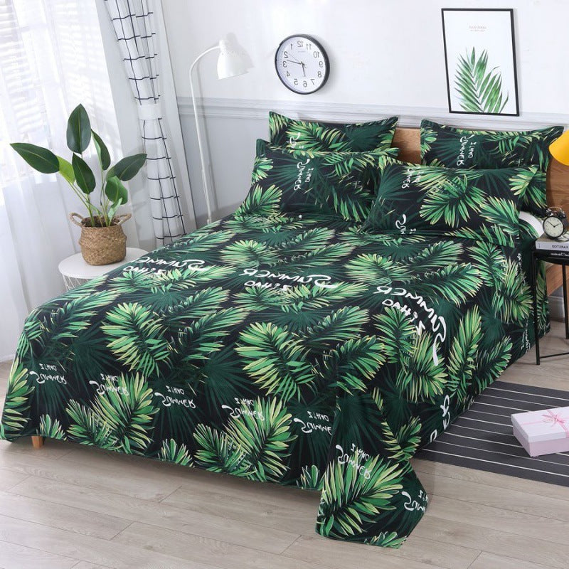 HKM-152595 Universal Thickened Skin-Friendly Bed Sheet Set - Available in Multiple Sizes for All Seasons