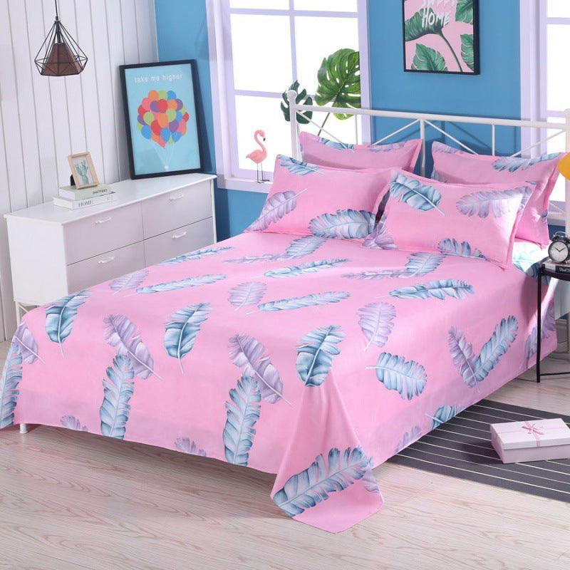 HKM-152595 Universal Thickened Skin-Friendly Bed Sheet Set - Available in Multiple Sizes for All Seasons
