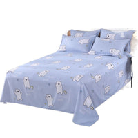 HKM-152595 Universal Thickened Skin-Friendly Bed Sheet Set - Available in Multiple Sizes for All Seasons