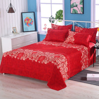 HKM-152595 Universal Thickened Skin-Friendly Bed Sheet Set - Available in Multiple Sizes for All Seasons
