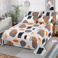 HKM-152595 Universal Thickened Skin-Friendly Bed Sheet Set - Available in Multiple Sizes for All Seasons