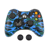 HKM-152659 Anti-Drop Silicone Protective Cover with Button Cap for Video Game Controllers