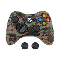 HKM-152659 Anti-Drop Silicone Protective Cover with Button Cap for Video Game Controllers