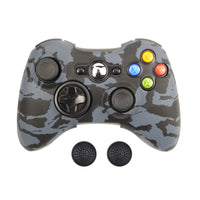 HKM-152659 Anti-Drop Silicone Protective Cover with Button Cap for Video Game Controllers