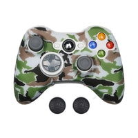 HKM-152659 Anti-Drop Silicone Protective Cover with Button Cap for Video Game Controllers