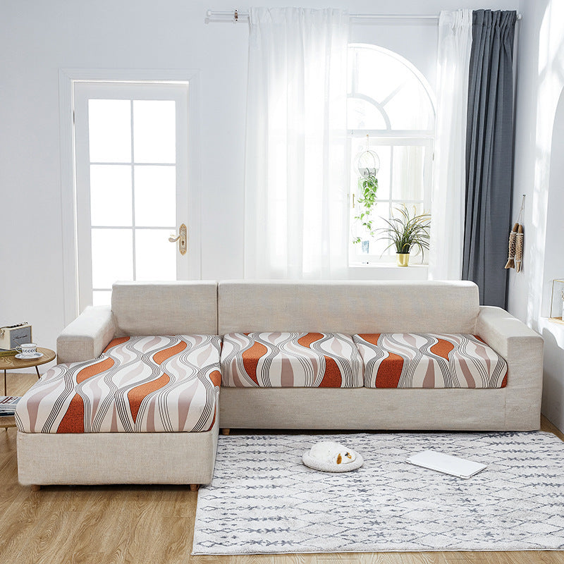HKM-152659 Stretch Polyester Sofa Seat Covers - Available in Various Sizes for One to Four Seats