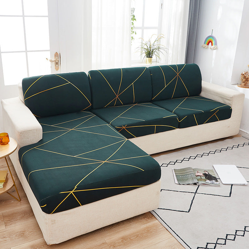 HKM-152659 Stretch Polyester Sofa Seat Covers - Available in Various Sizes for One to Four Seats
