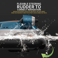 HKM-152851 Mini RC Ship Remote Control Boat for Kids - Waterproof Electric Bath Toy for Pool Fun