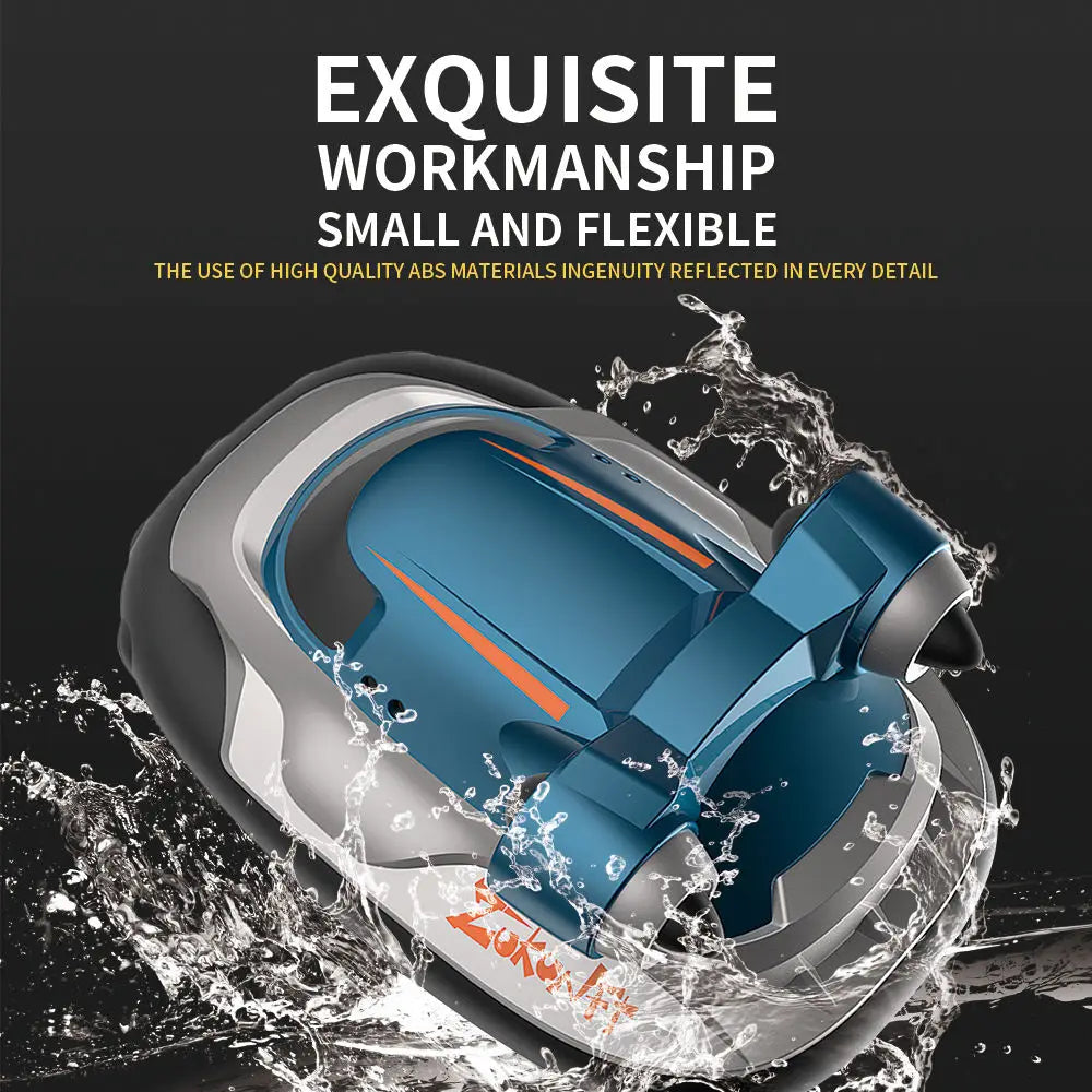 HKM-152851 Mini RC Ship Remote Control Boat for Kids - Waterproof Electric Bath Toy for Pool Fun