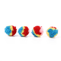 HKM-153043 Cat Toy Rainbow Hair Ball Toy Ball Color
