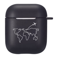 HKM-153171 TPU Flip Style Case for AirPods 2nd Generation - Silicone Material with Printed Design
