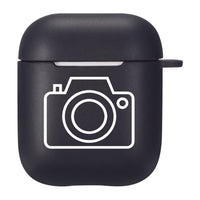 HKM-153171 TPU Flip Style Case for AirPods 2nd Generation - Silicone Material with Printed Design